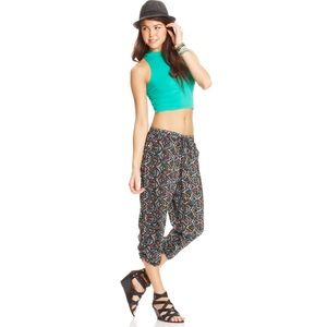 American Rag Printed Cropped Drawstring Pants NWT